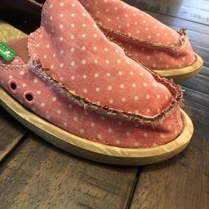 Sanuk slip ons